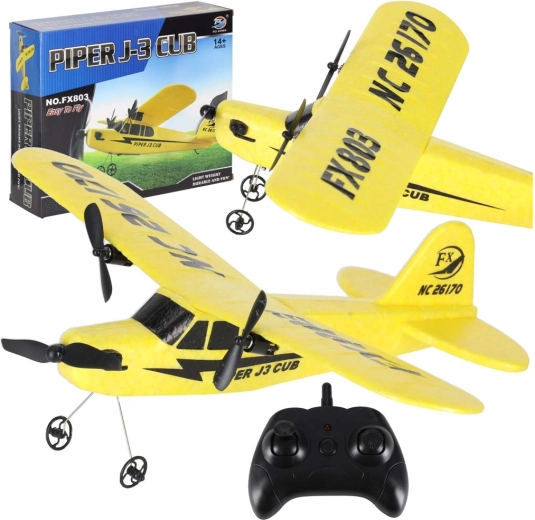 Op afstand bestuurbaar vliegtuig Piper J3 Cub RC