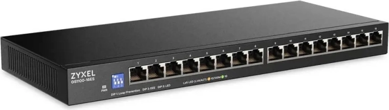 Zyxel GS1100 Switchable onbeheerde gigabit-switch 16 poorten