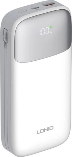 Powerbank LDNIO 22,5W 20000mAh met USB‑C en Lightning