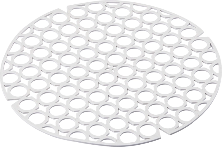 Elastisch rond gootsteenrooster voor de spoelbak 27,5 cm zwart
