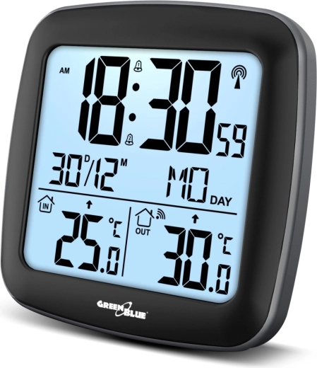 Draadloos weerstation GreenBlue GB542 met DCF