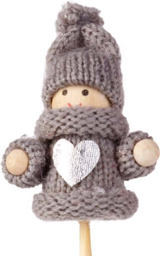 Scandinavische kerstkabouter om in te steken, 50 cm - 1 stuk