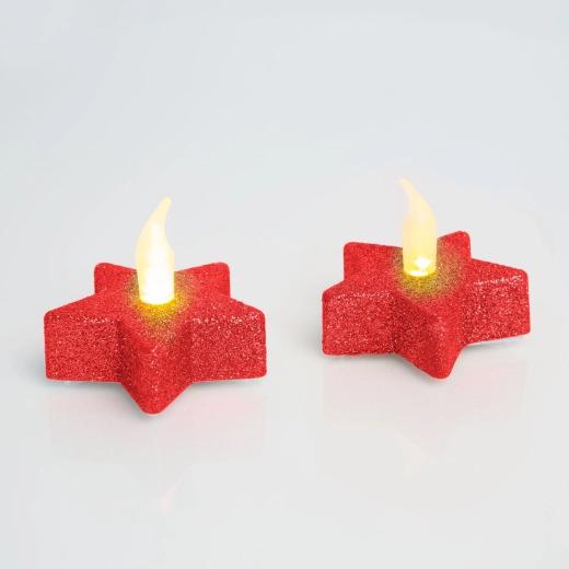 LED-theelichtje in stervorm - 1 stuk