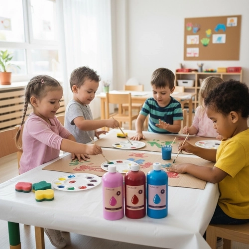 Veilig en afwasbaar voor kinderprojecten