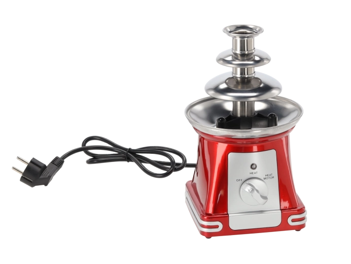 Chocoladefontein retro 70 W rood