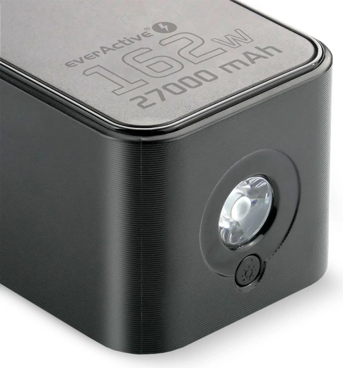 Ingebouwde LED‑zaklamp met 4 modi