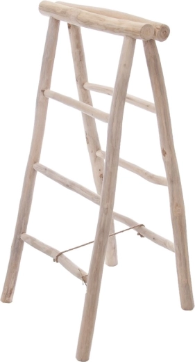 Decoratieve ladder van teakhout 50 × 50 × 100 cm