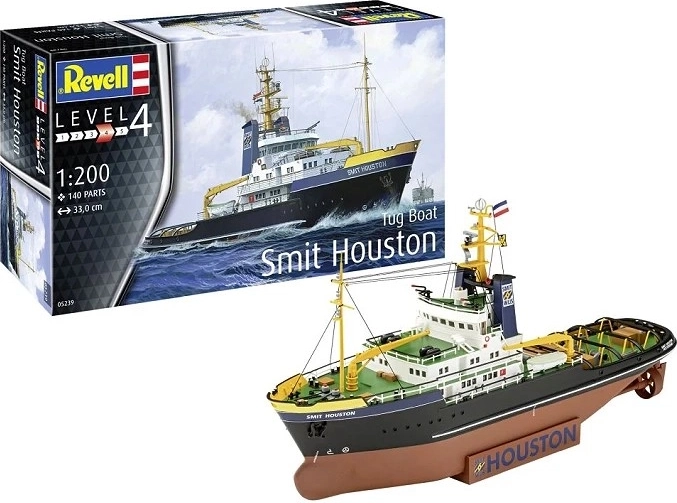 Kunststof model van het schip Smit Houston 1:200