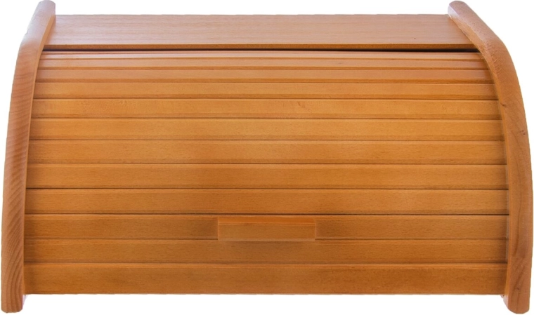 Houten broodtrommel Amalie lichtbruin