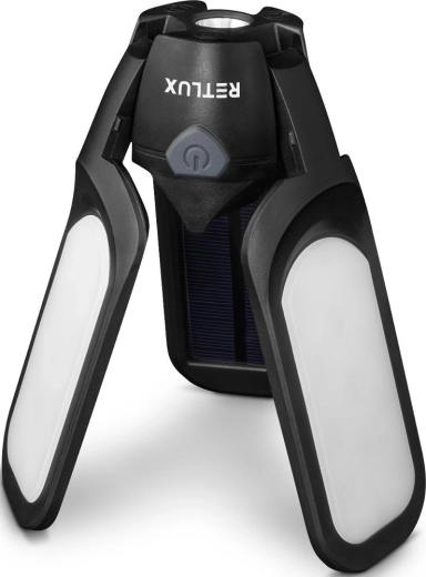 Uitklapbare lamp voor brede verlichting