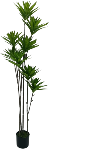 Kunstmatige groene bamboe in pot 140 cm