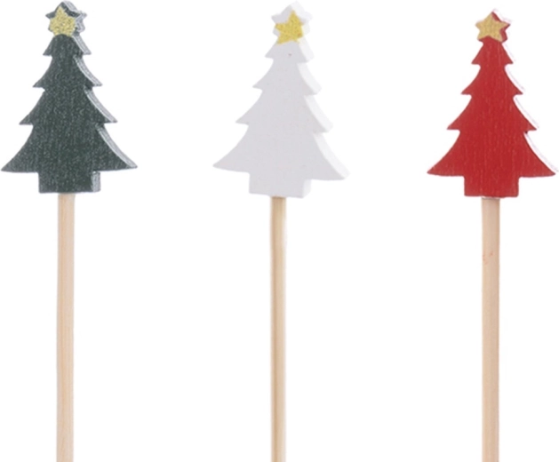 Feestelijk design met gekleurde boompjes