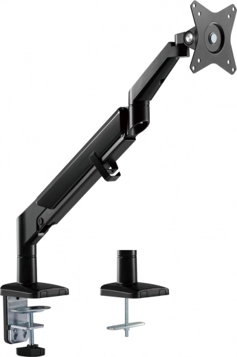 Ergonomische monitorarm met gasveer zwart
