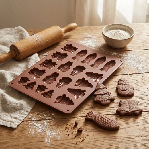 Flexibele antiaanbak-silicone voor eenvoudig lossen