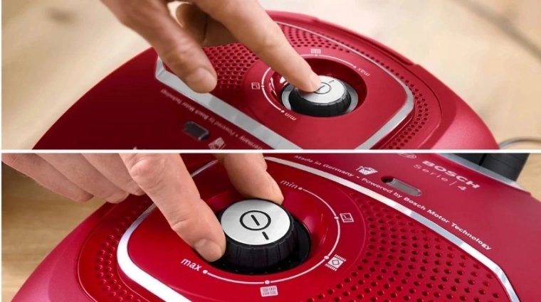 Traploze regeling van het zuigvermogen (Power Control)