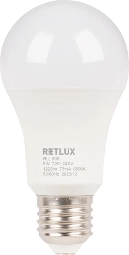 LED-lamp RETLUX A60 E27 9 W daglichtwit