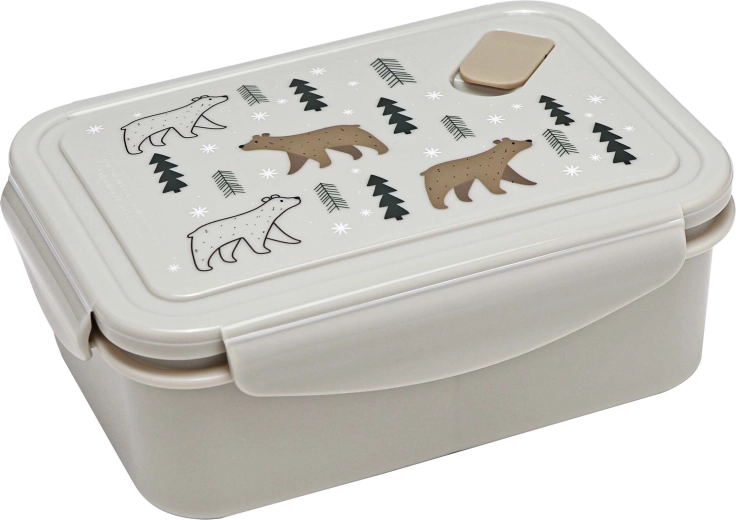 Plastic lunchbox met ventiel Kitchisimo 830 ml – beer