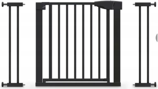 BabyProtect veiligheidshekje voor in de deuropening 75–110 cm zwart - 1 stuk