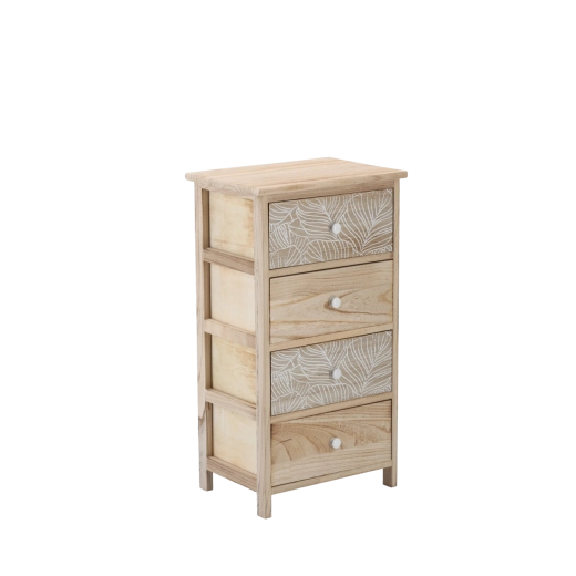 Natuurlijk paulowniahout en bladdecor