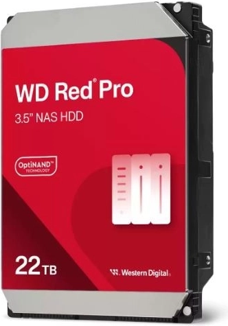 WD Red Pro 22TB vaste schijf 3,5'