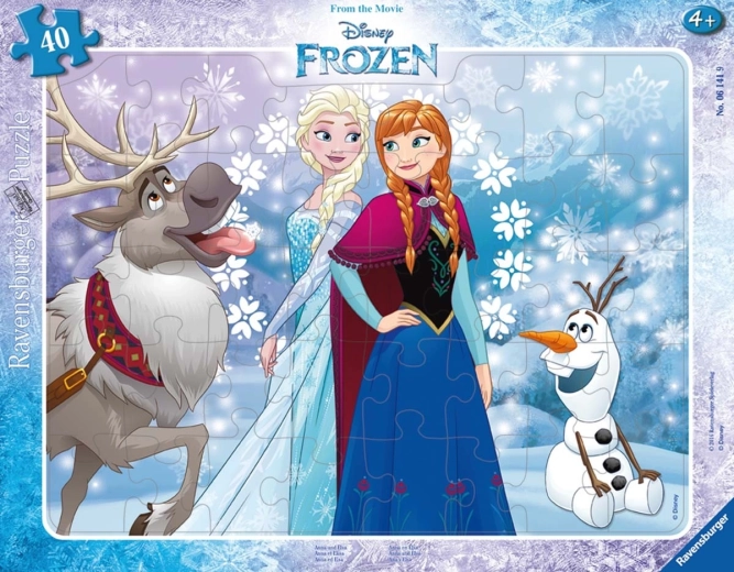 Ravensburger Puzzel Frozen Anna en Elsa 40 stukjes