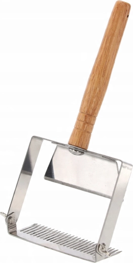 Ergonomisch houten handvat