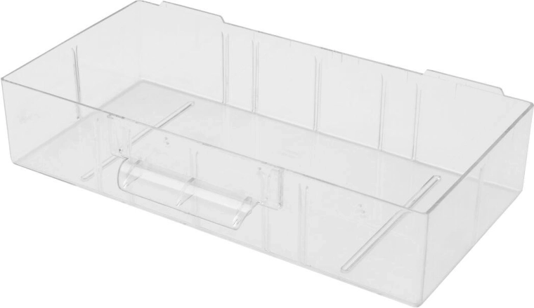Grote kunststof bak L 27,6 × 13,6 × 5,7 cm voor ordeningskasten MARS en TOKOZ