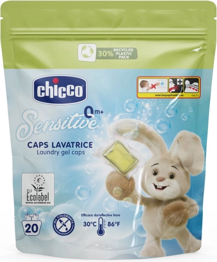 Chicco Baby Sensitive wascapsules voor babykleding 20 stuks