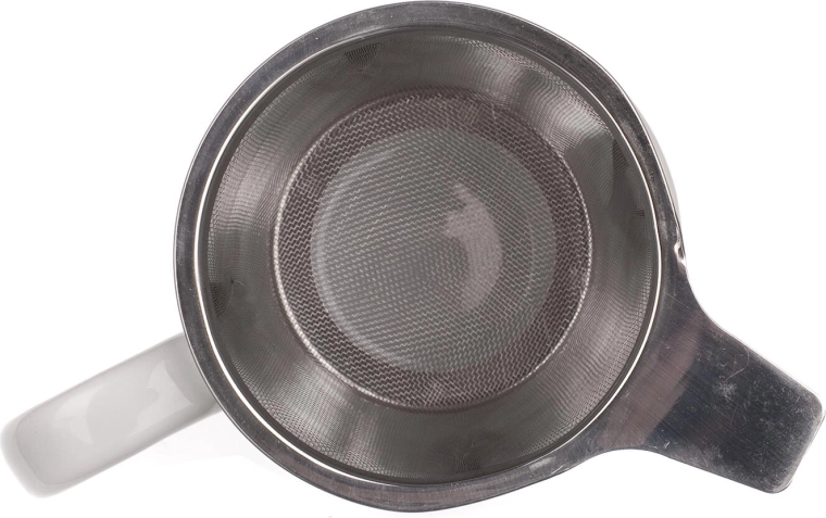 Heldere infusie dankzij de fijne zeef