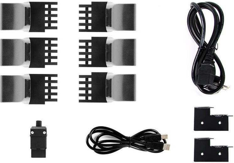 Compleet accessoirespakket en eenvoudige rackmontage