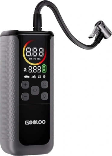 Dubbele autocompressor GOOLOO GT160 met powerbank - 1 stuk