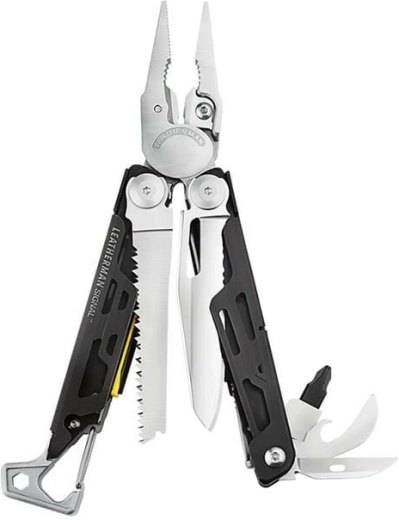 Leatherman Signal multifunctioneel gereedschap, 19 functies, zwart‑zilver