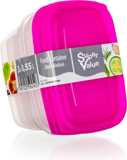 Praktisch formaat 0,55 l voor dagelijkse porties