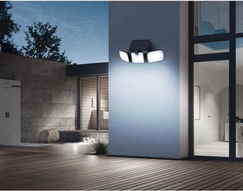 Krachtige verlichting 180 LED en brede dekking 300°