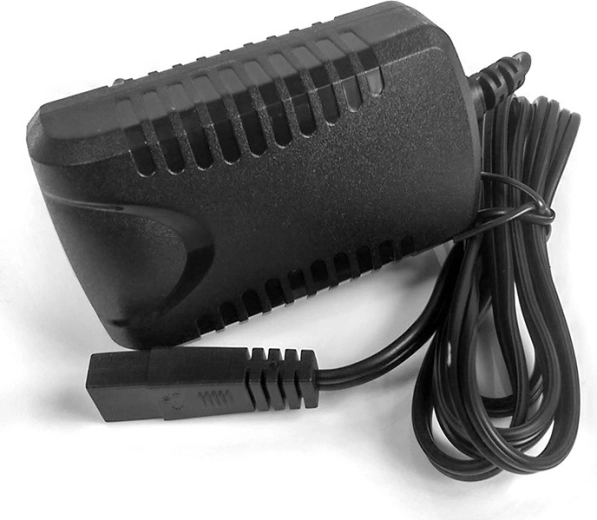 Voeding via netstroom en optie DC 12 V