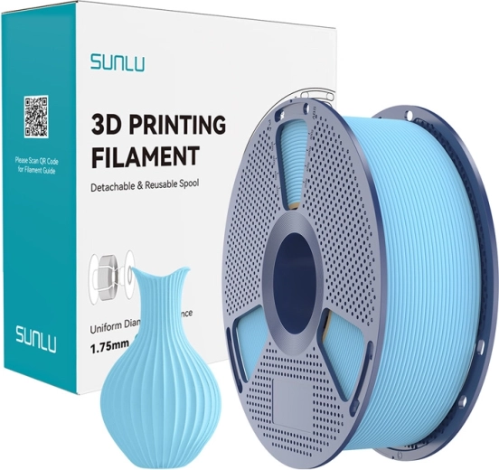 Sunlu PLA Classic filament 1,75 mm lichtblauw