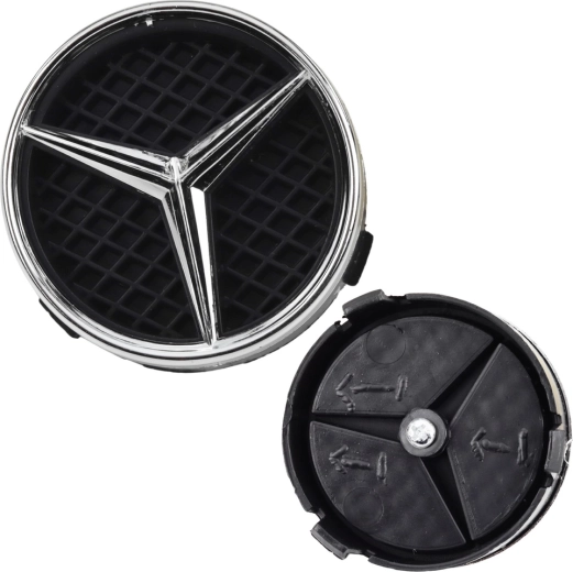 Afdekdop met Mercedes-embleem 7 cm