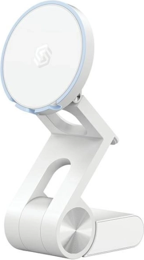 3-in-1 magnetische houder en standaard voor iMac en MacBook met MagSafe – wit