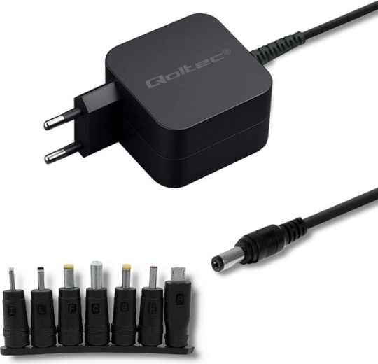 Universele netadapter Qoltec voor tablet en router, 15 W, met 7 connectoren