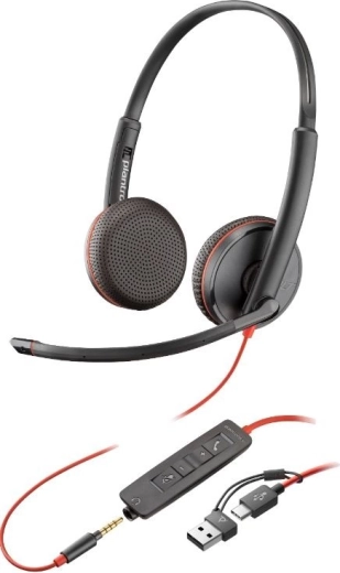 Koptelefoon Blackwire USB-C/A+3,5 mm