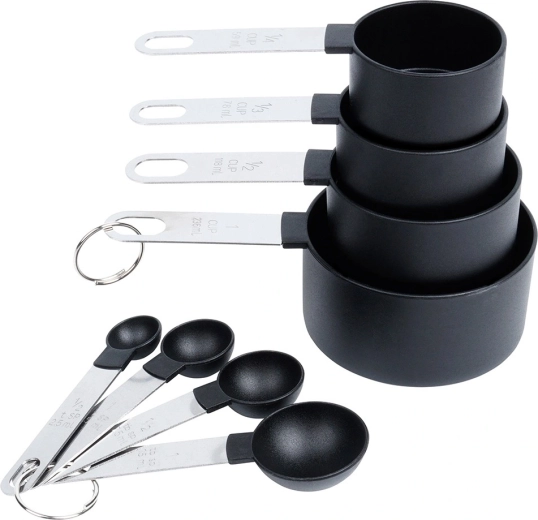 8-delige set voor nauwkeurig meten
