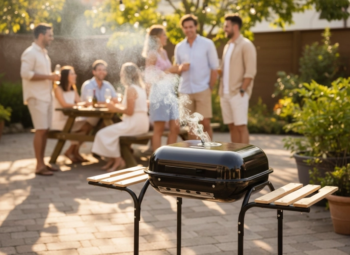 Gelijkmatig grillen op een verchroomd rooster