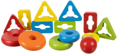Vormen leren en concentratie door spel