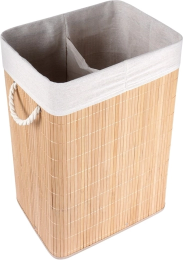 Dubbel compartiment voor was sorteren