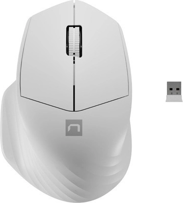 Draadloze muis Siskin 2 1600 DPI Bluetooth 5.0 + 2.4 GHz – Wit