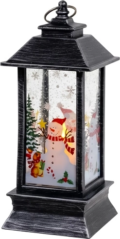 Kerst-lantaarn met ledverlichting Ruhhy, zilverkleurig
