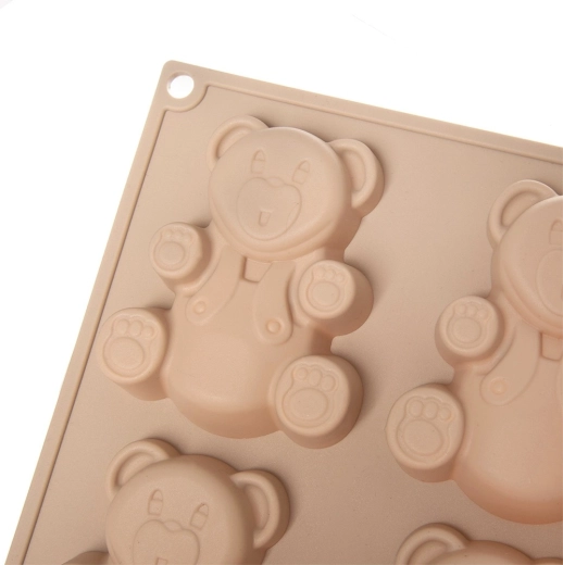 Gedetailleerde berenvorm voor opvallende desserts