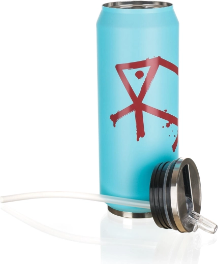 Deksel met tuit en rietje zonder onnodig morsen