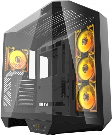 Computerbehuizing Darkflash met 4 ventilatoren