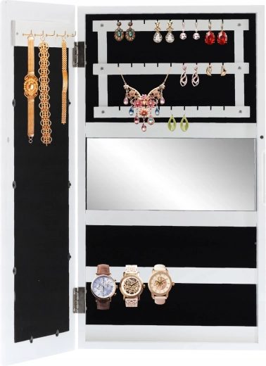 Ingebouwde spiegel voor snel passen